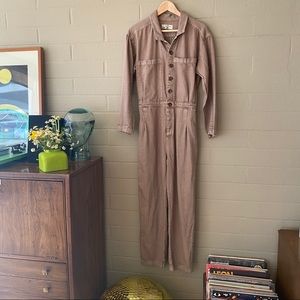 Free People Madrid Coveralls | Warm Chestnut